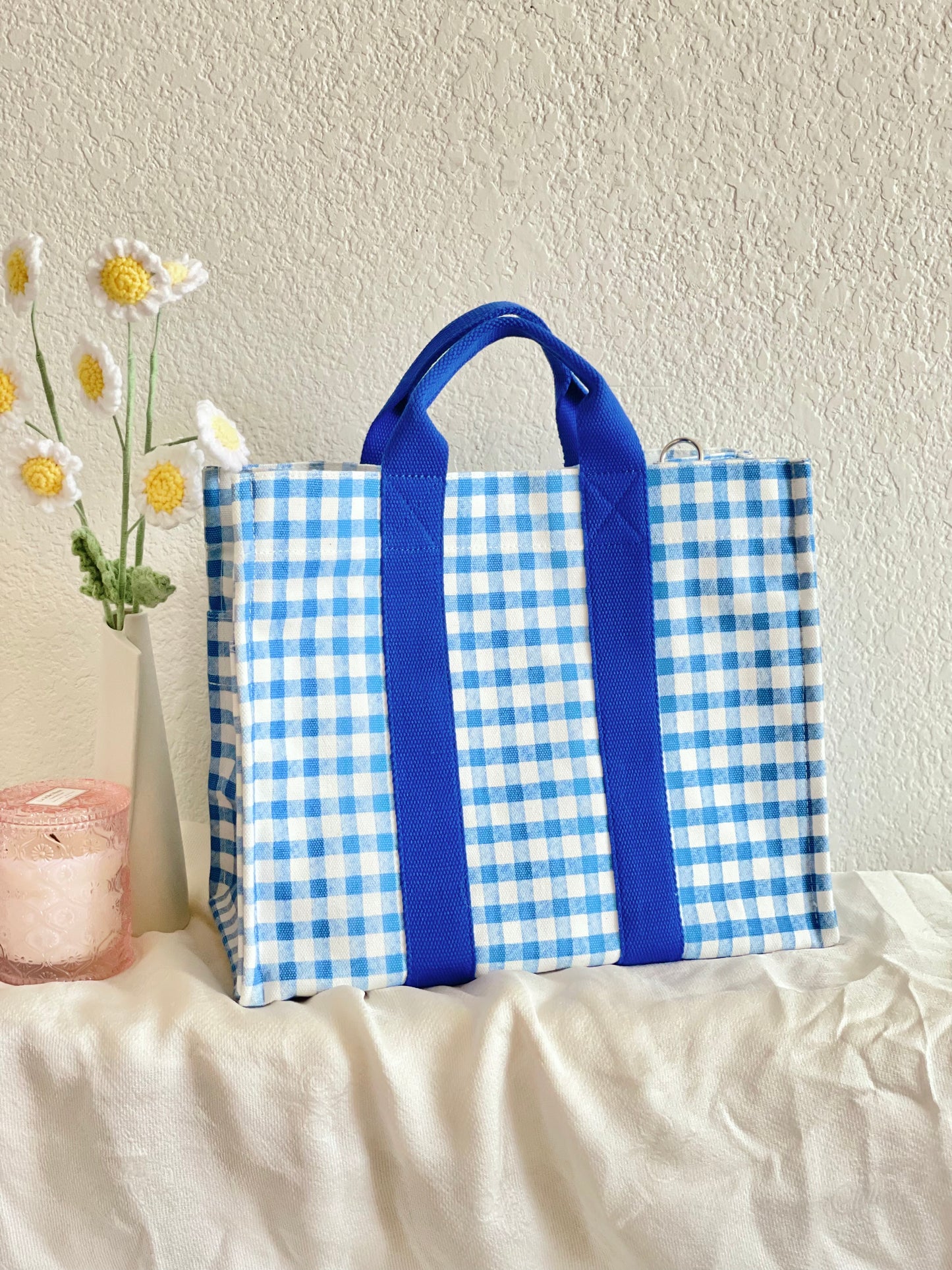 Large Tote Bag - Blue