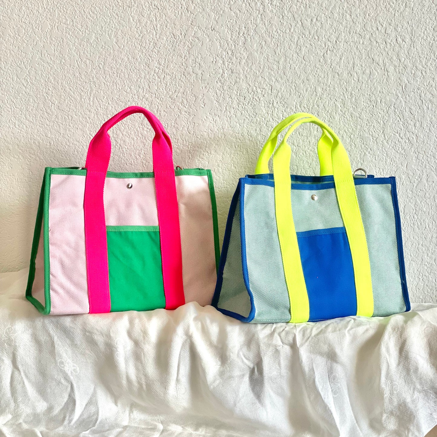 Large Tote Bag - Neon Pink